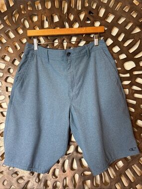 💙 O’Neill Hybrid Shorts Men’s 32 Blue Stretch Casual Golf Performance Shorts 💙
